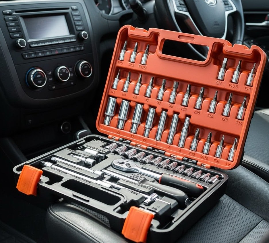 53 ნაწილიანი ხელსაწყოების ნაკრები